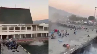 Imagen de destrucción tras el terremoto en Indonesia