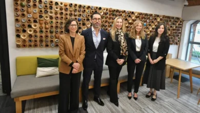 Karina Milei en las oficinas de Google en Buenos Aires