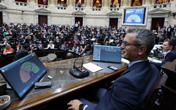 Martín Menem preside la Cámara de Diputados