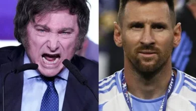 Imagen de Javier Milei y Lionel Messi