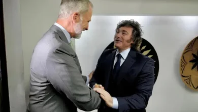 Javier Milei y el Rey Felipe VI de España en la investidura de Abelardo de la Espriella