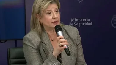 Imagen de la represión en las inmediaciones del Congreso
