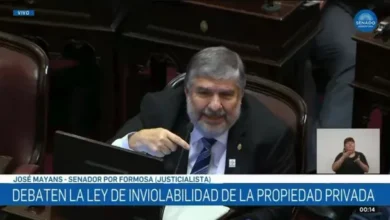 Sesión tensa en el Senado argentino