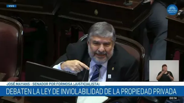 Sesión tensa en el Senado argentino
