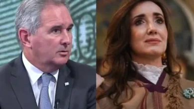 Victoria Villarruel en una sesión del Senado