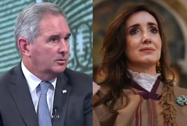 Imágenes de Quirno y Villarruel en medio de la tensión política