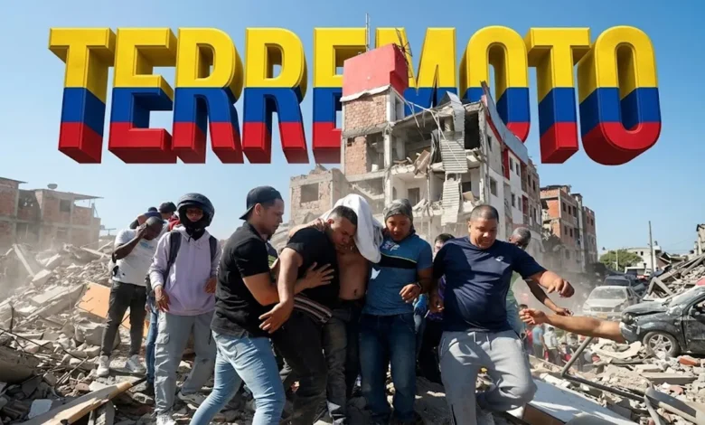 Imágenes de destrucción y rescate en Colombia después del terremoto