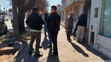 David Jesús Rivero detenido frente a la Cámara del Crimen de Bell Ville