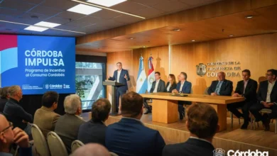 Gobernador Martín Llaryora presenta el programa Córdoba Impulsa con tarjetas sin interés y créditos para comercios