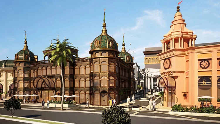 Plano del proyecto Diversia Ciudad en la esquina Rafael Núñez y Hugo Wast, Córdoba