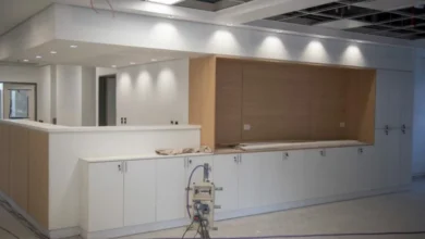 Obra en fase final del Hospital Príncipe de Asturias en Villa El Libertador