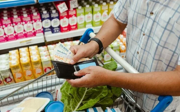 Gráfica de proyecciones de inflación del REM del Banco Central para agosto 2024