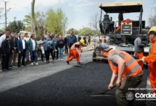 Obra de pavimentación y red cloacal en el barrio Policial 16 de Noviembre, Córdoba