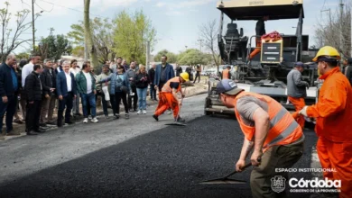 Obra de pavimentación y red cloacal en el barrio Policial 16 de Noviembre, Córdoba