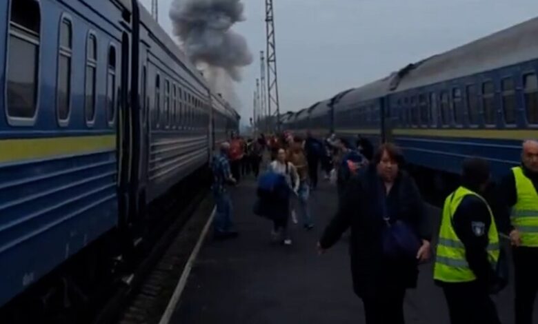 Dron ruso impacta locomotora cerca de la frontera polaco-ucraniana