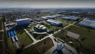 Imagen de la exposición Expo Parques Industriales Córdoba en Infinito Arena con stands y visitantes
