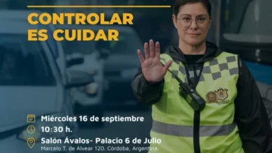 Salón Ávalos del Palacio 6 de Julio durante la presentación de la Campaña de Seguridad Vial 2026