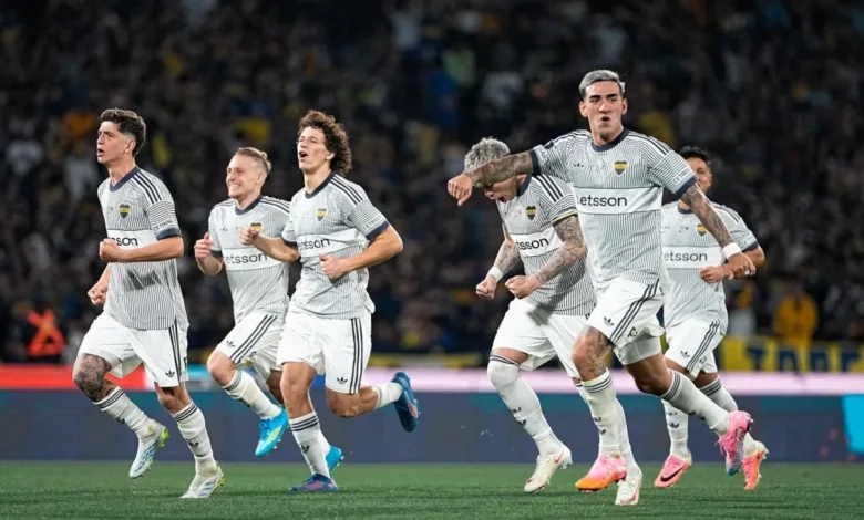 Leandro Paredes celebra tras la victoria de Boca en la Copa Argentina