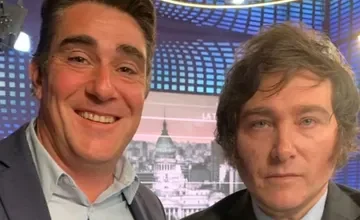 Javier Iguacel, conocido como el Señor M, en una foto de la época de los negocios petroleros bajo Milei