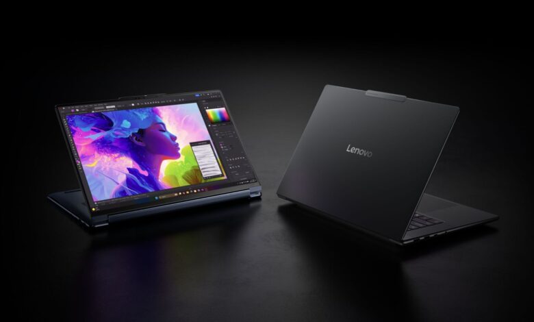 Lenovo Yoga Pro 9n con pantalla OLED y chip RTX Spark de NVIDIA