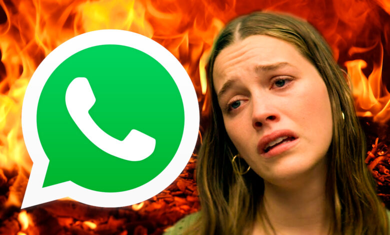 Captura de pantalla de la nueva interfaz de WhatsApp Android con barra flotante y acceso a Meta AI