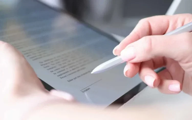 Captura de pantalla de la plataforma de firma digital remota del Colegio de Escribanos de Córdoba
