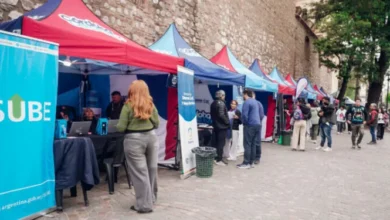 Stand de La Muni con Vos en el Parque Educativo Norte, Marqués Anexo