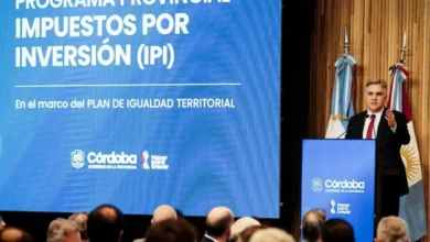 Gobernador Martín Llaryora presenta los 40 proyectos de inversión privada en la Bolsa de Comercio de Córdoba