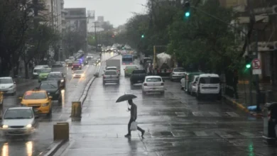 Cielo nublado sobre la ciudad de Córdoba con probabilidad de lluvias débiles