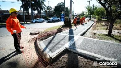 Obra de renovación de la Plaza Mujeres Argentinas en Ampliación Centro América, Córdoba