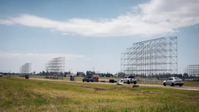 Montaje del predio de FADEA para la visita del Papa León XIV
